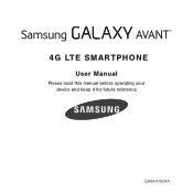 Samsung SM-G386T User Manual Tmo Avant Sm-g386t Kit Kat English User Manual Ver.nea_f3 (English(north America))