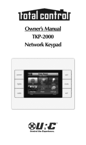 URC TKP-2000 Owners Manual