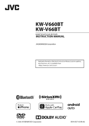 JVC KW-V660BT Instruction Manual America