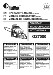 RedMax GZ7000 Owners Manual