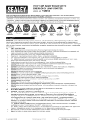 Sealey RS105B Instruction Manual