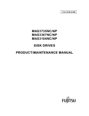 Fujitsu MAS3184NC Manual/User Guide