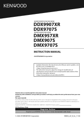 Kenwood DMX9707S Instruction Manual
