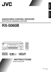JVC RX-5060B Instructions