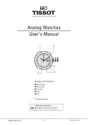 Tissot T-ONE AUTOMATIC User Manual