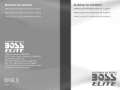 Boss Audio BE1500.1 User Manual in Spanish
