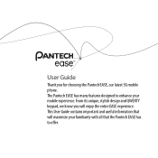 Pantech Ease Manual - English