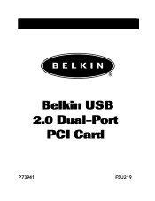 Belkin F5U219 User Manual