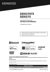 Kenwood DDX57S Instruction Manual