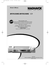 Magnavox MVR430MG User manual,  English (US)