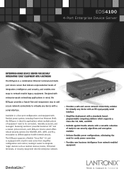 Lantronix EDS4100 EDS4100 - Product Brief (A4 format)