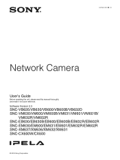 Sony SNCVB632D User Manual (SNC-VB VM EB EM XM CX user guide)