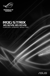 Asus ROG Strix XG32VQ User Guide