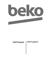 Beko FRFP1685 User Manual