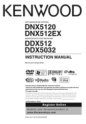 Kenwood DNX512EX Instruction Manual