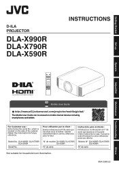 JVC DLA-X990R Operation Manual