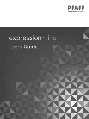 Pfaff expression 710 Manual
