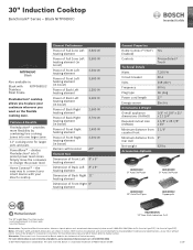 Bosch NITP069UC Product Spec Sheet
