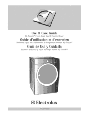 Electrolux EIMED55IMB Use and Care Guide
