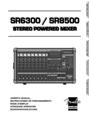 Fender SR-8500 Owners Manual