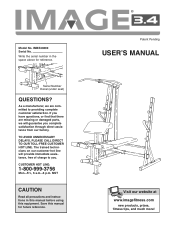 Image Fitness 3.4 English Manual