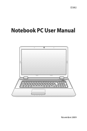 Asus X52N User Manual