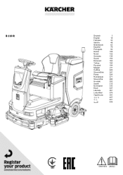 Karcher B 110 R Bp Pack 170AhDoseSSDR75 Operating instructions 1