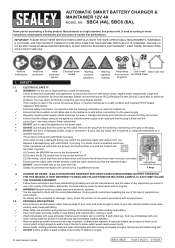 Sealey SBC4 Instruction Manual