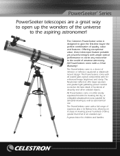 Celestron PowerSeeker 60AZ Telescope PowerSeeker Series Info Sheet