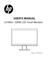 Compaq L2105tm User Guide