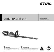 Stihl HSA 94 R Instruction Manual