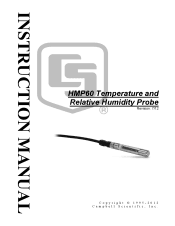 Campbell Scientific HMP60 HMP60 Temperature and Relative Humidity Probe