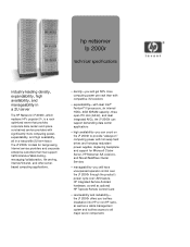 HP D7171A HP Netserver LP 2000r Datasheet
