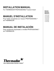 Thermador VCIN54JP Installation Instructions