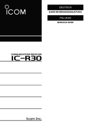 Icom IC-R30 Basic Manualgerman/italian