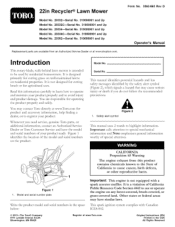 Toro 20334 Owner's Manual