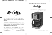 Mr. Coffee JWX31-RB User Manual