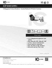 IC Realtime ICIP-B4012VIR-I Product Datasheet