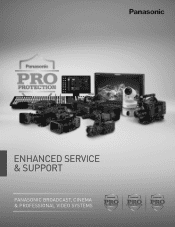 Panasonic AV-HS450 Pro Video Enhanced Service and Support Brochure