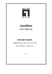 LevelOne HVE-6601T Manual