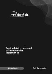 Rocketfish RF-WSW312 User Manual (Spanish)