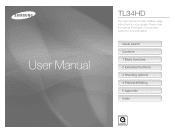 Samsung TL34HDBLACK User Manual (ENGLISH)