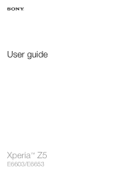 Sony Xperia Z5 Help Guide