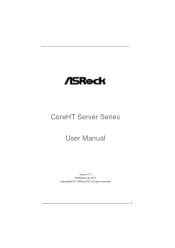 ASRock CoreHT 235B User Manual (CoreHT Server Series)