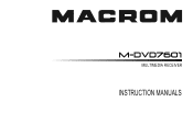Macrom M-DVD7601 User Manual (English)