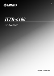 Yamaha HTR-6180 Owner's Manual