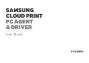 Samsung CLP-620 Cloud Print PC Agent and Driver User Guide