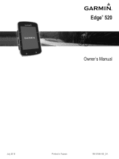 Garmin Edge 520 Owners Manual