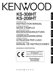 Kenwood KS-208HT User Manual