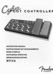Fender Cyber Foot Controller Owners Manual